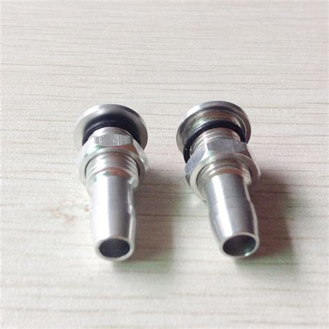 2PCS M8 L25mm CNC Bulkhead Aluminum Water Outlet for RC 